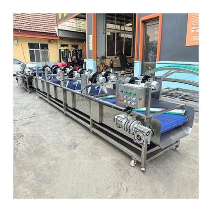 全自动蔬菜生产全套设备 红薯清洗分级流水线 烘干分选