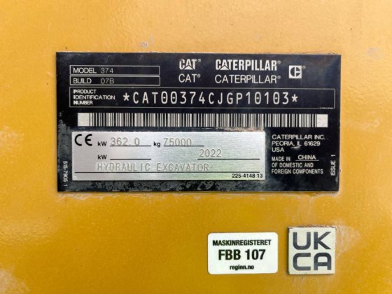 2022 CAT 374-07B