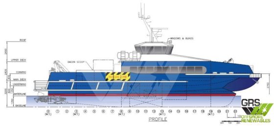 28m、39人乗りの乗組員輸送船を販売します