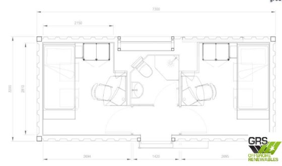 4人用宿泊モジュール販売中 /