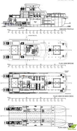22m、12人乗り乗務員輸送船販売
