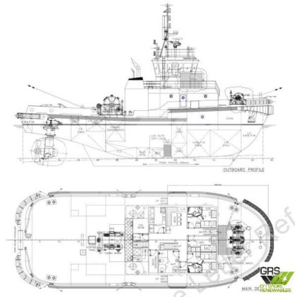 出售32米72吨BP拖船