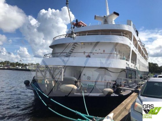 78m、138人乗りのクルーズ船を販売中