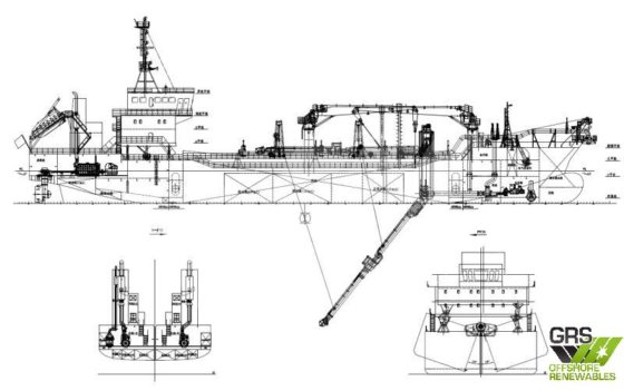 出售105米耙吸式挖泥船