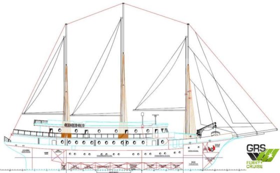 47m、50人乗りのクルーズ船を販売中