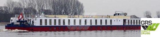 全長83m、定員80名のクルーズ船を販売中