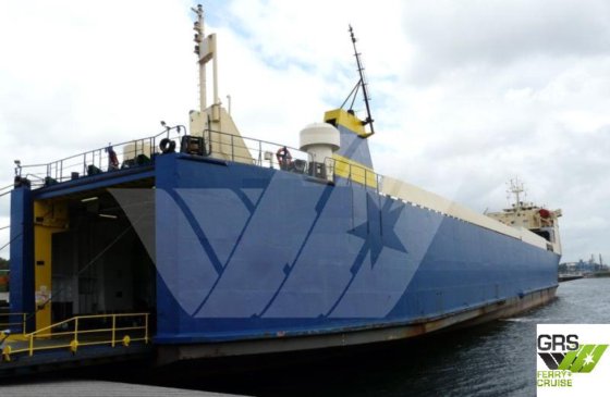 待售141米长、1148车道米的滚装船