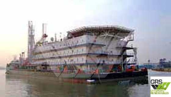 宿泊支援バージ 103m 60m ポンツーン