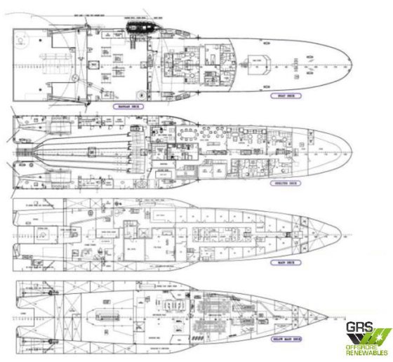 70m 6.5ノットの調査船を販売します