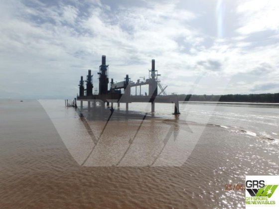 集装箱干船坞起重盖。550吨86米自升式平台出售