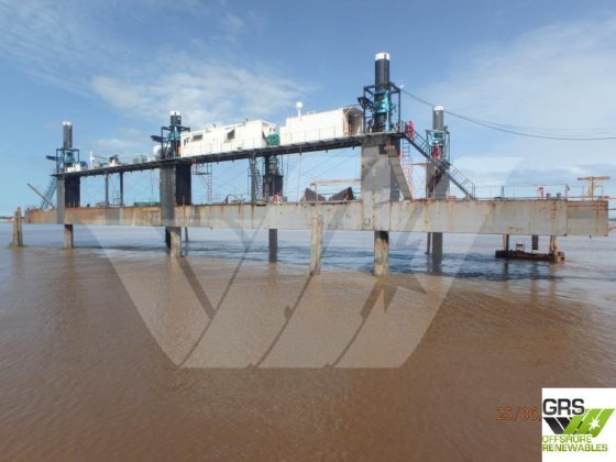 集装箱干船坞起重盖。550吨86米自升式平台出售