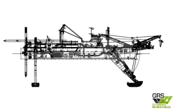 出售123米绞吸式挖泥船