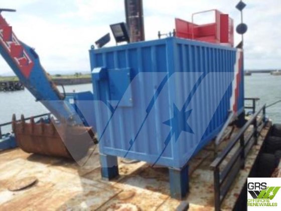 ドッキング済み、塗装済みの23m作業船を販売します