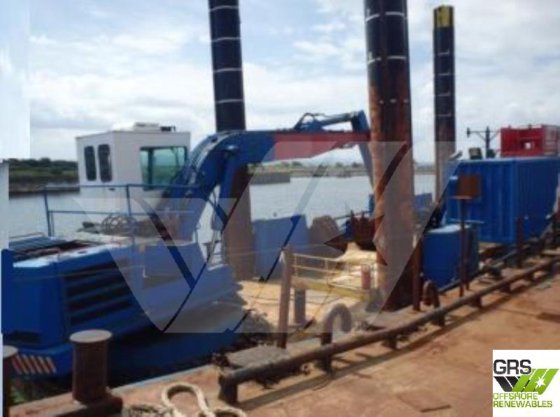 ドッキング済み、塗装済みの23m作業船を販売します