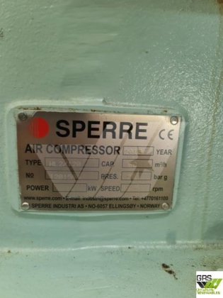 2 台空气压缩机（Sperre，60m3/小时），全新，出售 待售设备 /