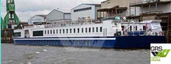 110m、98人乗りの宿泊船を販売します