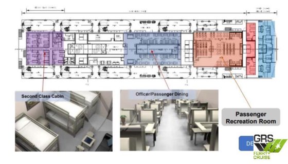 157米 1200人 普通货物
