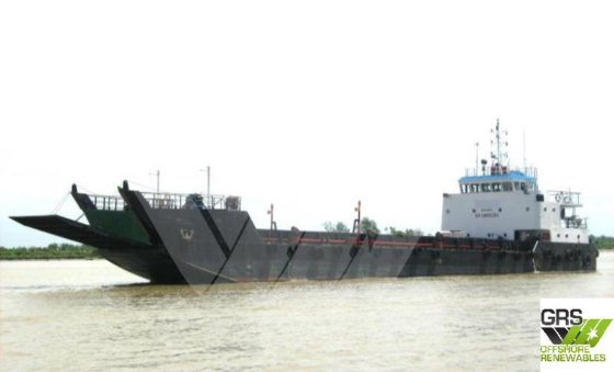 現状有姿、ベースあり、49m揚陸艇販売中