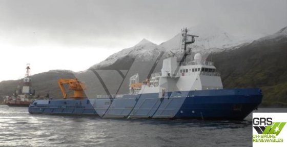 92m DP 2プラットフォーム補給船販売