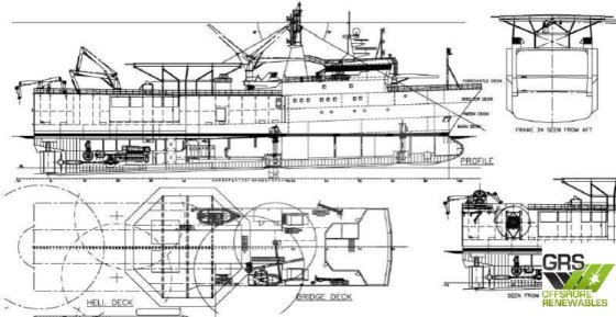 出售85米12节测量船