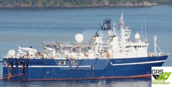 85m、12ノットの調査船を販売します