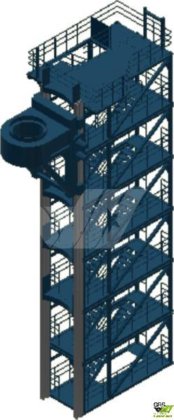 租船或销售用25m抬升补偿登船梯