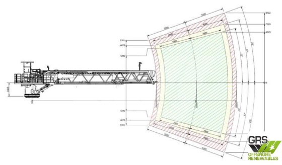 租船或销售用25m抬升补偿登船梯