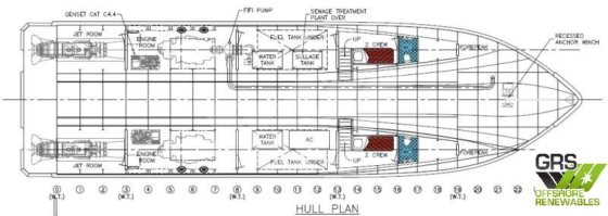 28m、36人乗りの乗組員輸送船を販売します