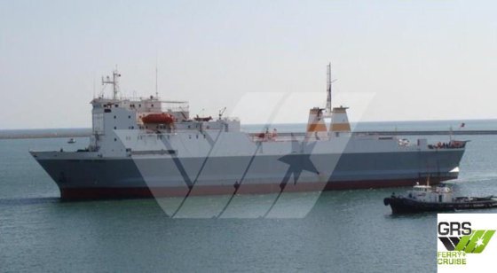 出售一艘113米客滚船