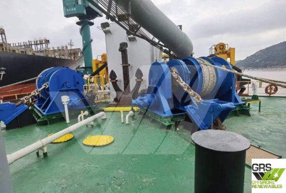 117mの牽引式サクションホッパー浚渫船販売中