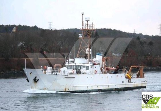 47m 9ノットの調査船を販売します