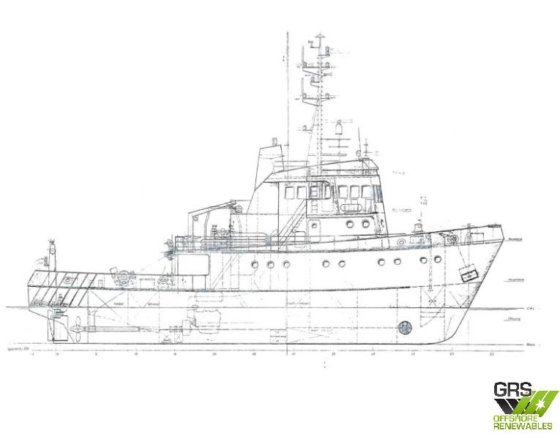 31mの漁業調査船を販売します