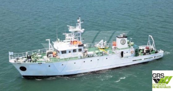 34m 12.5ノットの調査・測量・警備船を販売