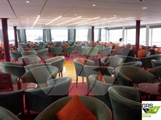 107m、182人乗りのクルーズ船を販売中