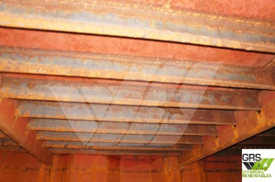 浅喫水作業台船(油回収タンク容量30m、10mポンツーン付き)