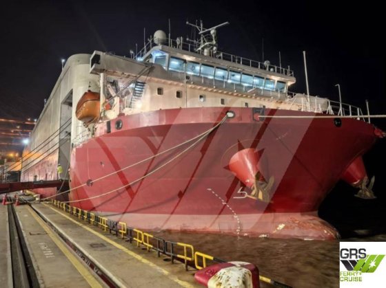 134米滚装船出售