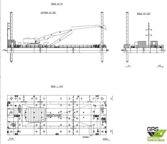 37米 14.63米 浮桥