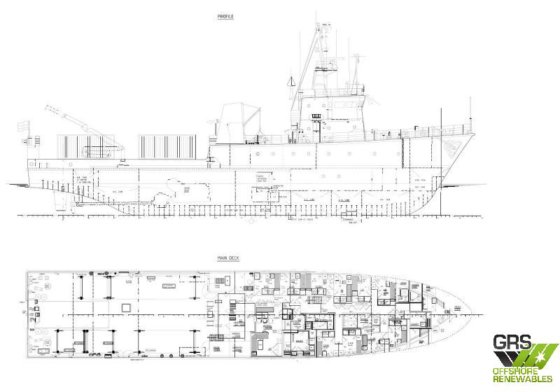 48m 10ノット調査船販売
