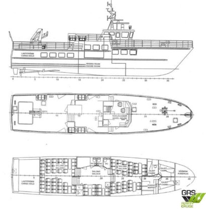 出售一艘26米100座客船