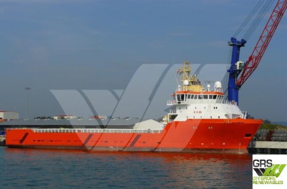 出售86米DP2平台供应船