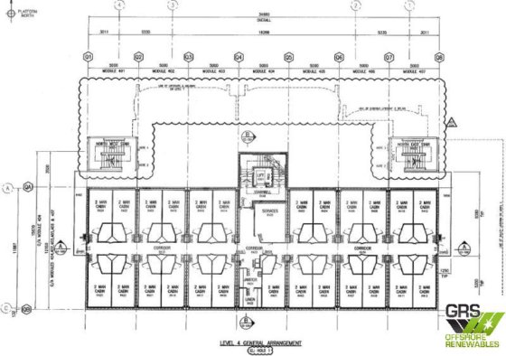 122 座海上住宿模块 / 住宿模块出售 /