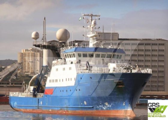 出售58米10节测量船