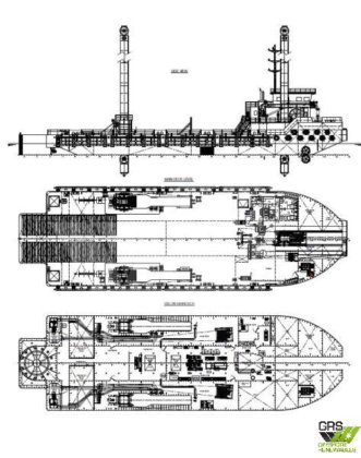 65mバックホー浚渫船販売中