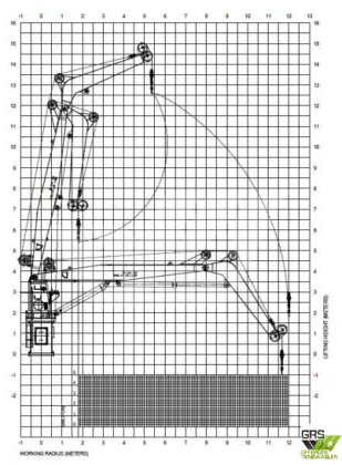 起重机 8T 液压折臂式起重机 / 出售