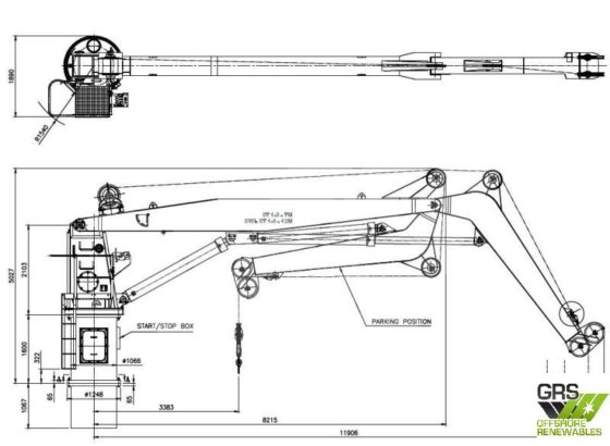 起重机 8T 液压折臂式起重机 / 出售