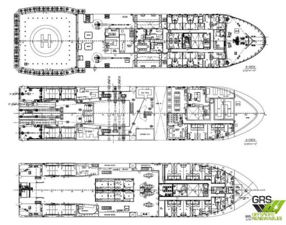 68米长、航速15.6节的勘测船出售