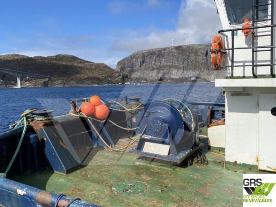 23m 26tクレーン作業船販売中