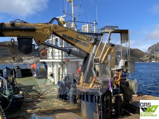 23m 26tクレーン作業船販売中