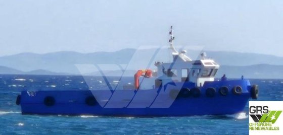 21m 4.8ts クレーン付き作業船 販売中