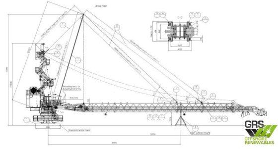 3台のNOVオフショアクレーン販売中 / ヨーロッパに所在 / 保管中、未使用